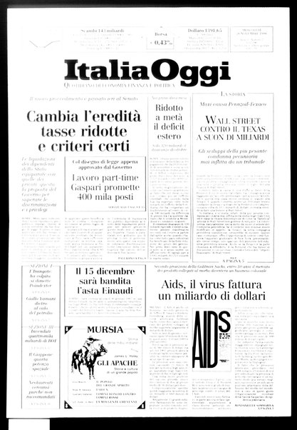 Italia oggi : quotidiano di economia finanza e politica